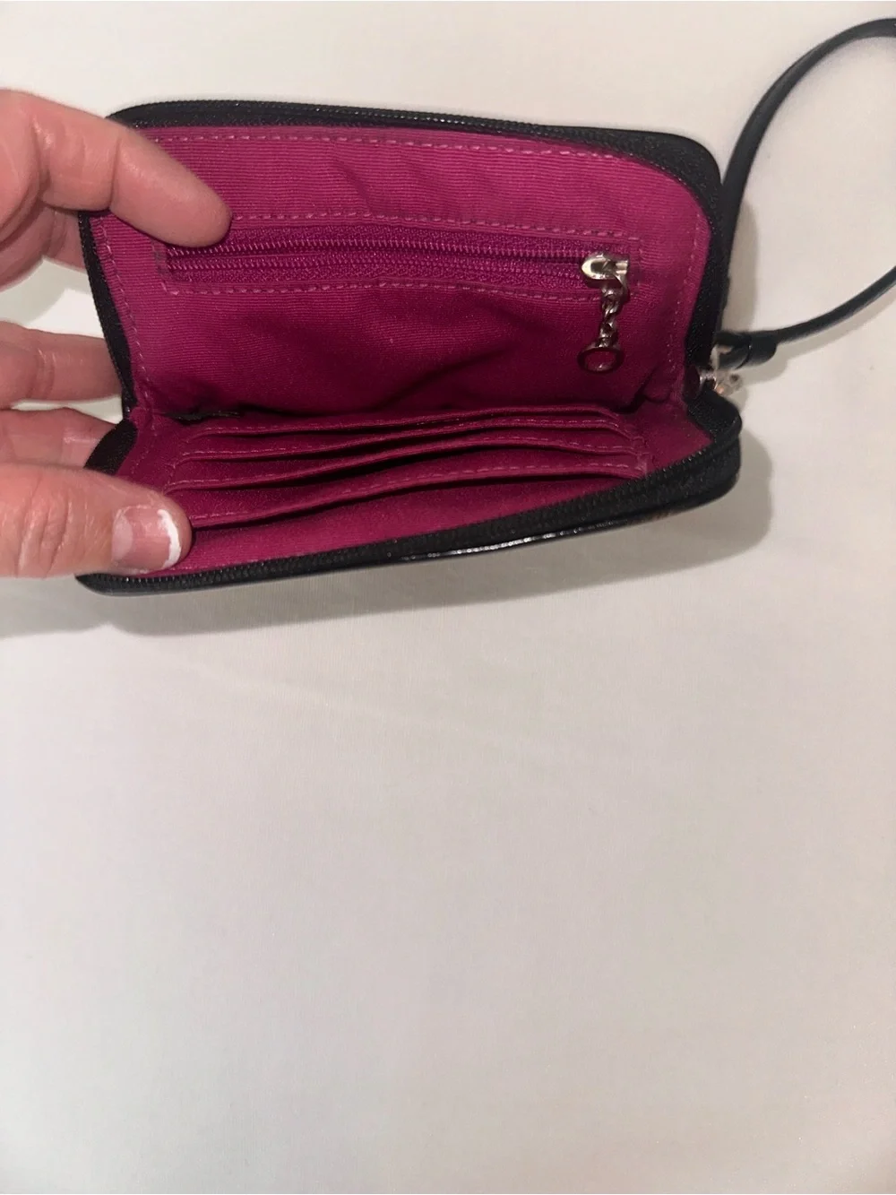 Coach Poppy Floral Graffiti Wristlet